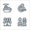 industry line icons. linear set. quality vector line set such as petroleum, workers, quality control