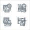 industry line icons. linear set. quality vector line set such as warehouse, inspection, industry