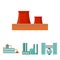 Industry related icon set