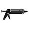 Industry silicone caulk gun icon simple vector. Glue tube