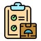 Industry water delivery icon vector flat