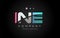 INE i n e three letter logo icon design