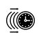 inertia time management glyph icon  illustration