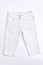 Infant baby white cotton trousers.