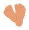 Infant foot newborn child small cute toes