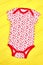 Infant girl brightful patterned bodysuit.