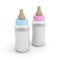 Infant milk baby bottle boy girl 3D