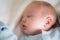 Infant sleep face