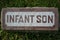 Infant Son Tombstone