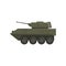 Infantry fighting vehicle, army machine, heavy, special transport vector Illustration on a white background