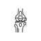 Infectious Arthritis color line icon. Pictogram for web page