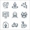 infectious pandemics line icons. linear set. quality vector line set such as alcohol gel, ambulance, isolation, avoid crowds,