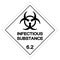 Infectious Substance Label Symbol Sign ,Vector Illustration, Isolate On White Background Label .EPS10