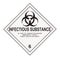 Infectious Substance Warning Label