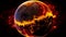 Inferno Planet: A Fiery Apocalypse Devours the Earth, Made with Generative AI