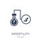 Infertility icon. Trendy flat vector Infertility icon on white b