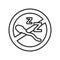 Infertility male black line icon. Azoospermia concept. Men`s health problems. Sign for web page, mobile app, banner, social media