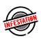 Infestation rubber stamp