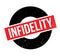 Infidelity rubber stamp