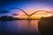 Infinity Bridge at sunset In Stockton-on-Tees