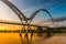 Infinity Bridge at sunset In Stockton-on-Tees