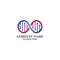 Infinity DNA Logo Icon Vector