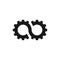 Infinity Gear Logo Template Illustration Design. Vector EPS 10