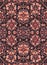 Infinity Geometric pattern of roses design for Mirror Pattern. Pattern mirrored repeat for background. Generative AI