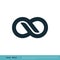 Infinity, Infinite, Endless Symbol Icon Vector Logo Template Illustration Design. Vector EPS 10