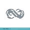 Infinity, Infinite, Endless Symbol Icon Vector Logo Template Illustration Design. Vector EPS 10