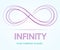 Infinity logo business vector