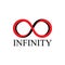 infinity logo and symbol template icons vector