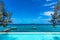 Infinity pool indian ocean seascape Unguja Zanzibar Island Tanzania Africa