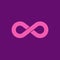 Infinity symbol icon