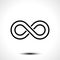 Infinity symbol line icon,eternal, limitless, endless, life logo
