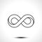 Infinity symbol line icon,eternal, limitless, endless, life logo