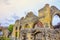 Infirmary Chapel ruins Canterbury Cathedral historical precincts UK