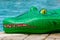 Inflatable alligator toy