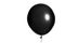 a Inflatable black balloon, photo on the white background