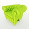 Inflatable club sofa lime green