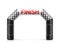 Inflatable finish line arch