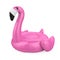 Inflatable Flamingo Pool Float Isolated