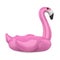 Inflatable Flamingo Pool Float Isolated