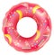 Inflatable ring. Realistic pool donut. Summer mockup