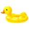 Inflatable Rubber Ring Yellow Duck