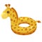 Inflatable summer circle, giraffe water cute toy
