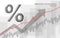 Inflation growing graph increasing risk. Macroeconomics crysis marketing data analysis. Financial recession down growth