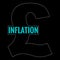 Inflation Text Header Background Illustration. Dollars