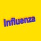 Influenza - Word or text as 3D illustration, 3D rendering