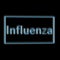 Influenza - Word or text as 3D illustration, 3D rendering